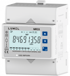 Energy meter for 3-phase network 100A - NR33