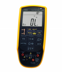 Multimeter with touch pad