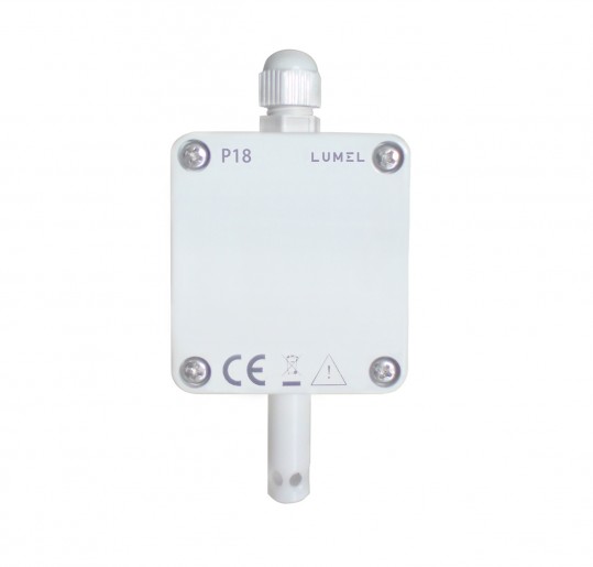 Humidity and temperature transducers with digital and analog output