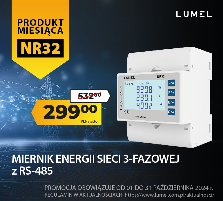 Miernik energii sieci 3-fazowej - PRODUKT MIESIĄCA